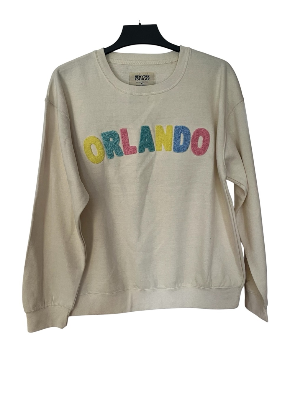 ORLANDO Cream Crewneck Sweatshirt